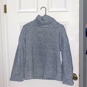 Gray Turtleneck Sweater